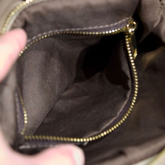 Valentina Fiore Gray-Beige Leather Woven Crossbody Bag Made in Italy - Used Once - Picture 11 of 15